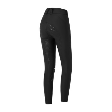 Pantalon d'équitation ELT Performance Odelette silicone Noir