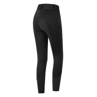 Pantalon d'équitation ELT taille haute Essential silicone Noir Pantalon d'équitation ELT taille haute Essential silicone Noir