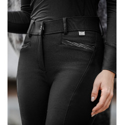 Pantalon d'équitation ELT taille haute Oktavia Curved Noir Pantalon d'équitation ELT taille haute Oktavia Curved Noir