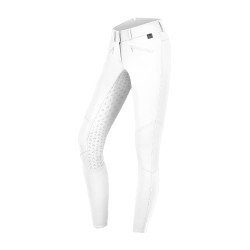 Pantalon d'équitation ELT taille haute silicone Hella Blanc Pantalon d'équitation ELT taille haute silicone Hella Blanc