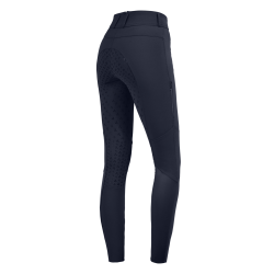 Pantalon d'équitation ELT taille haute silicone Hella Bleu nocturne