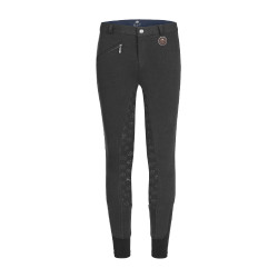 Pantalon d'équitation ELT thermique Fun Sport silicone enfant Noir