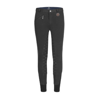 Pantalon d'équitation ELT thermique Fun Sport silicone enfant Noir