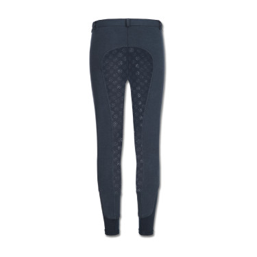 Pantalon d'équitation ELT thermique Fun Sport silicone enfant Bleu nocturne