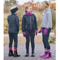 Pantalon d'équitation ELT thermique Fun Sport silicone enfant Bleu nocturne Pantalon d'équitation ELT thermique Fun Sport silicone enfant Bleu nocturne