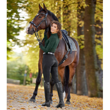 Pantalon d'équitation ELT thermique Mina Noir Pantalon d'équitation ELT thermique Mina Noir