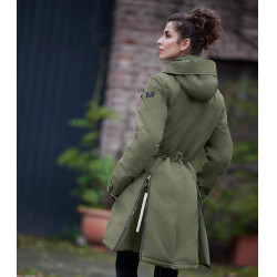 Parka d'équitation ELT hiver Kopenhagen Olive Vert