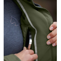 Parka d'équitation ELT hiver Kopenhagen Olive Vert