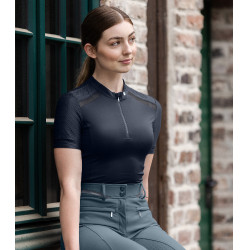 T-shirt zippé ELT fonctionnel Nancy Bleu profond T-shirt zippé ELT fonctionnel Nancy Bleu profond