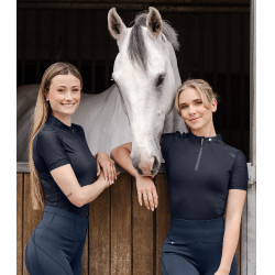 T-shirt zippé ELT fonctionnel Nancy Bleu profond T-shirt zippé ELT fonctionnel Nancy Bleu profond