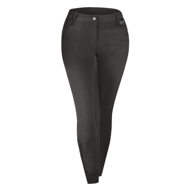 Pantalon d'équitation ELT Dahlia Silikon Boues Gris