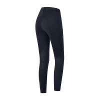 Pantalon d'équitation ELT Essential grip genoux femme Bleu profond