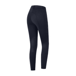 Pantalon d'équitation ELT Essential grip genoux femme Bleu profond