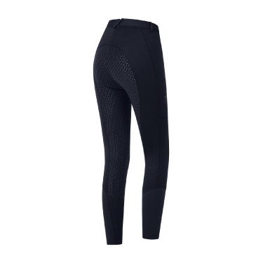 Pantalon d'équitation ELT Essential silicone femme Bleu profond