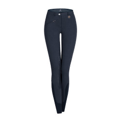 Pantalon d'équitation ELT Fun Sport silicone femme Bleu nocturne