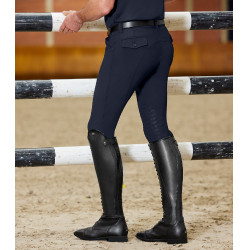 Pantalon d'équitation ELT Mailo grip genoux homme Bleu profond