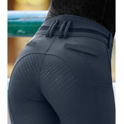 Pantalon d'équitation ELT Maja Glam Curved taille haute Bleu profond