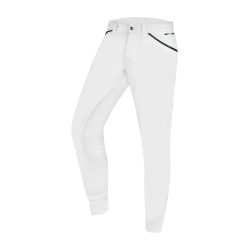 Pantalon d'équitation ELT Marc silicone homme Blanc