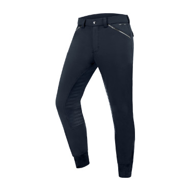 Pantalon d'équitation ELT Marc silicone homme Bleu profond