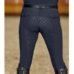 Pantalon d'équitation ELT Marc silicone homme Bleu profond