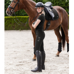 Pantalon d'équitation ELT Mathilda Glam taille haute Noir