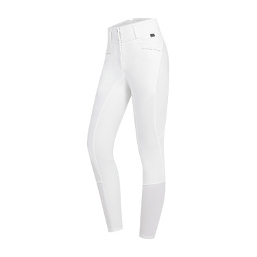 Pantalon d'équitation ELT Mathilda Glam taille haute Blanc