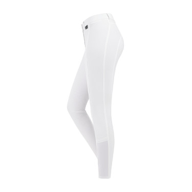 Pantalon d'équitation ELT Micro grip genoux Blanc