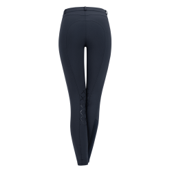 Pantalon d'équitation ELT Micro grip genoux Bleu nocturne