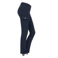 Pantalon d'équitation ELT Micro Jodhpur Cargo silicone Bleu nocturne