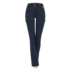Pantalon d'équitation ELT Micro Jodhpur Cargo silicone Bleu nocturne Pantalon d'équitation ELT Micro Jodhpur Cargo silicone Bleu nocturne
