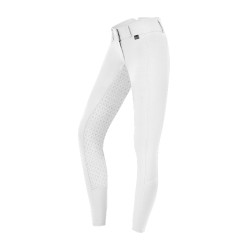 Pantalon d'équitation ELT Micro Sport silicone taille haute Blanc Pantalon d'équitation ELT Micro Sport silicone taille haute Blanc