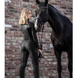 Pantalon d'équitation ELT Oktavia silicone Noir