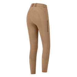 Pantalon d'équitation ELT Oktavia silicone Cappuccino Marron