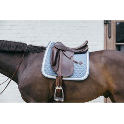 Tapis de selle Plaited Cord Dressage Kentucky Bleu clair