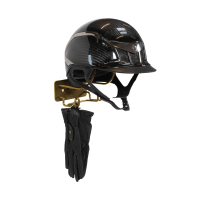 Porte Casque avec Crochet en Acier Grooming Deluxe by Kentucky Noir Porte Casque avec Crochet en Acier Grooming Deluxe by Kentucky Noir