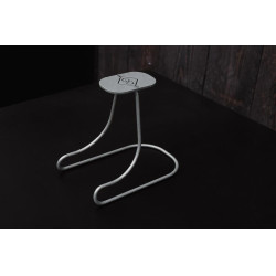 Porte Casque en Acier Grooming Deluxe by Kentucky Argent