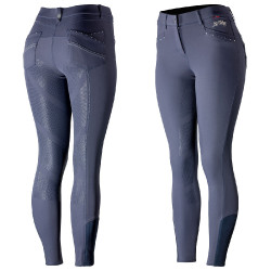 Pantalon à fond peau silicone B Vertigo Olivia femme