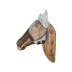 Máscara anti-moscas classic orejas y flecos de nariz Kentucky Argent