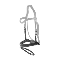 Muserolle combinée tréssée avec Pull pack Dy'on New English Collection Noir