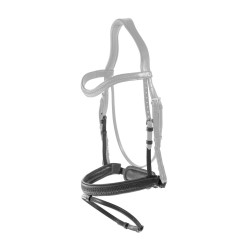 Muserolle combinée tréssée avec Pull pack Dy'on New English Collection Noir