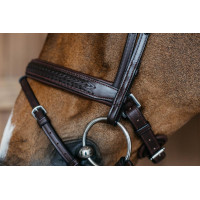 Muserolle combinée tréssée avec Pull pack Dy'on New English Collection Marron