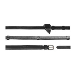 Rênes en cuir à Poignées Working by Dy'on Noir