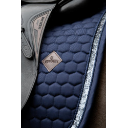Tapis de Selle Glitter Band Dressage Kentucky Marine Bleu marine