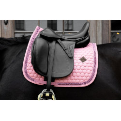 Tapis de Selle Glitter Band Dressage Kentucky Fuchsia Rose