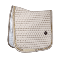 Tapis de Selle Glitter Band Dressage Kentucky Beige Tapis de Selle Glitter Band Dressage Kentucky Beige