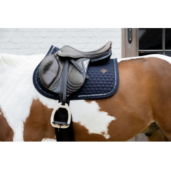 Tapis de Selle Glitter Band Jumping Kentucky Marine Bleu marine