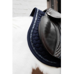 Tapis de Selle Glitter Band Jumping Kentucky Marine Bleu marine