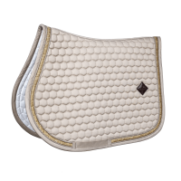 Tapis de Selle Glitter Band Jumping Kentucky Beige