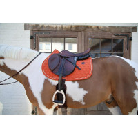 Tapis de Selle Kentucky Melange Jumping Orange