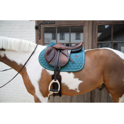 Tapis de Selle Kentucky Melange Jumping Vert foncé Tapis de Selle Kentucky Melange Jumping Vert foncé